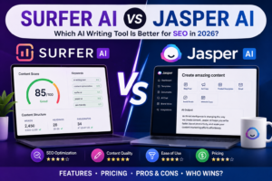 Surfer AI vs Jasper AI: Which AI Writing Tool Is Better for SEO in 2026