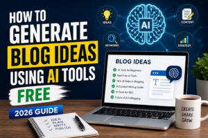 How to Generate Blog Ideas Using AI Tools Free