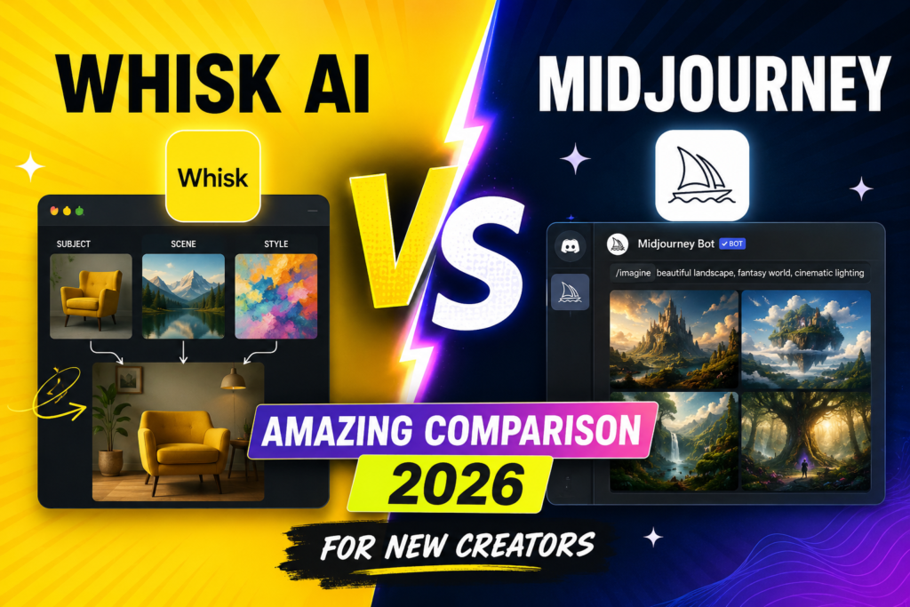 Whisk AI vs Midjourney: Amazing 2026 Comparison for New Creators