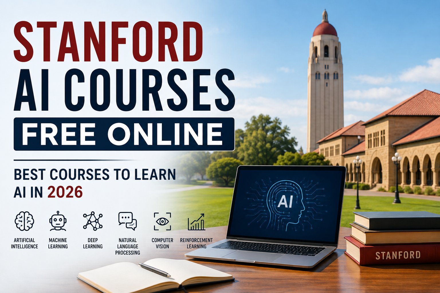 Stanford AI Courses Free Online: Best Courses to Learn AI in 2026