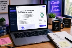 AI writing assistant for bloggers and students